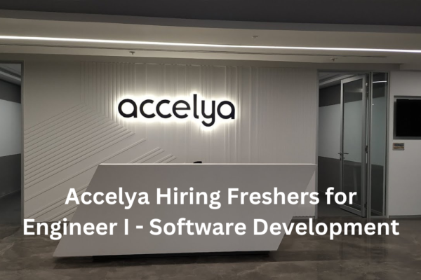 Accelya Hiring Freshers for Engineer I - Software Development