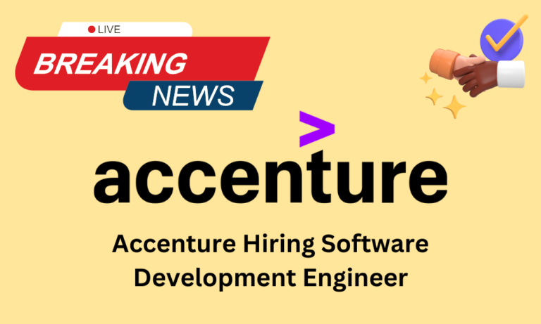 Accenture Hiring Software Development Engineer