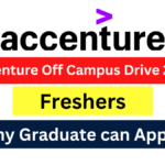 Accenture Off Campus Drive 2024 for Application Support Engineer