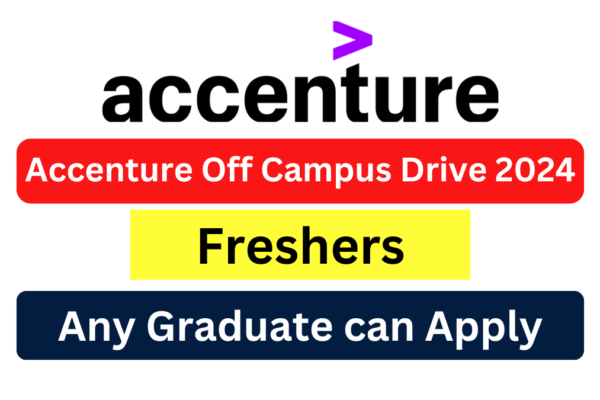 Accenture Off Campus Drive 2024 for Application Support Engineer
