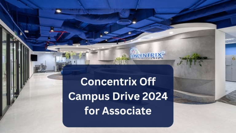 Concentrix Off Campus Drive 2024 for Associate