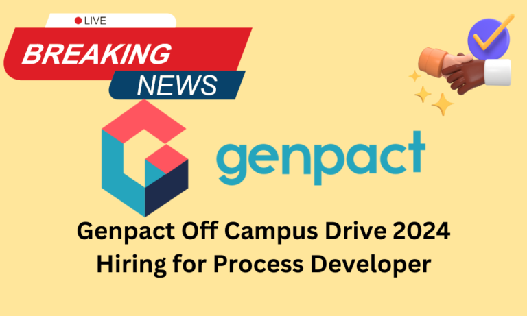 Genpact Off Campus Drive 2024