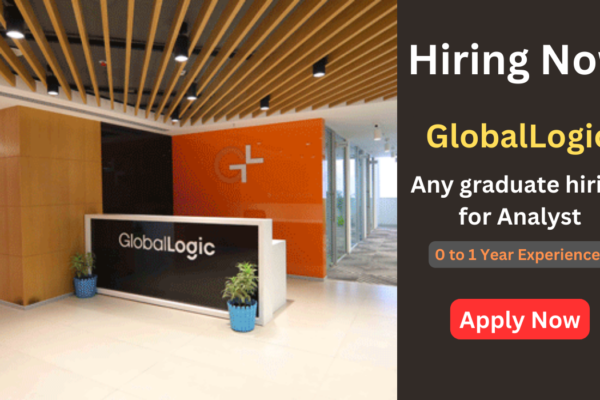 GlobalLogic any graduate hiring for Analyst