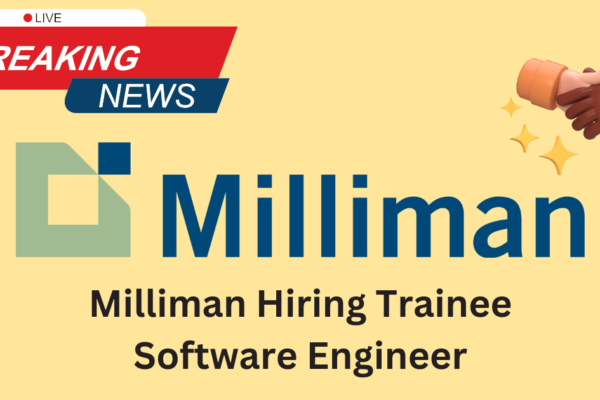 Milliman Hiring Trainee Software Engineer