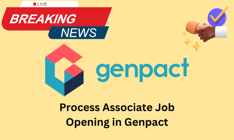 Process Associate Job Opening in Genpact