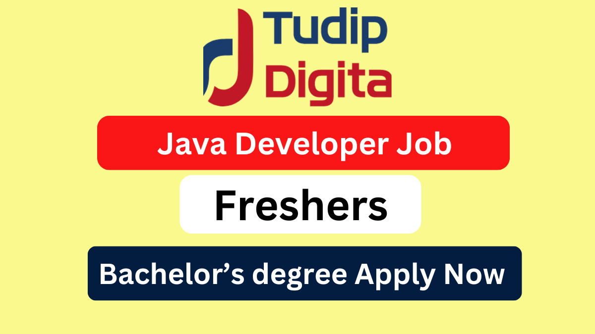Tudip Technologies Hiring Freshers for Java Developer