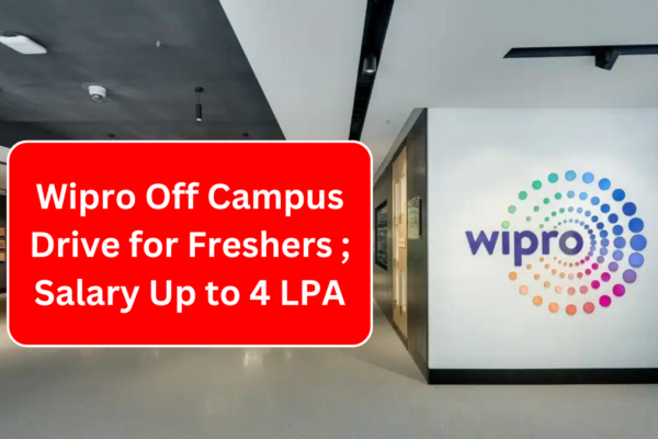 Wipro Off Campus Drive 2024 for Analyst