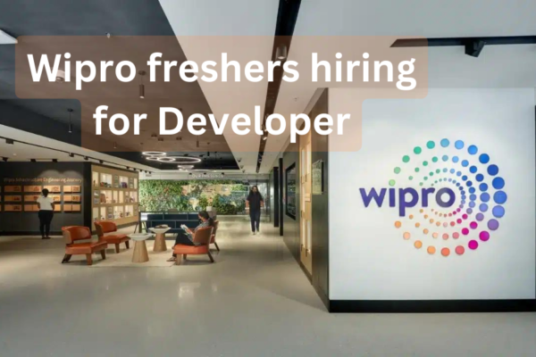 Wipro freshers hiring for Developer