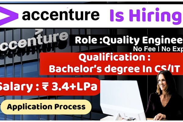 Accenture Hiring Quality Engineer