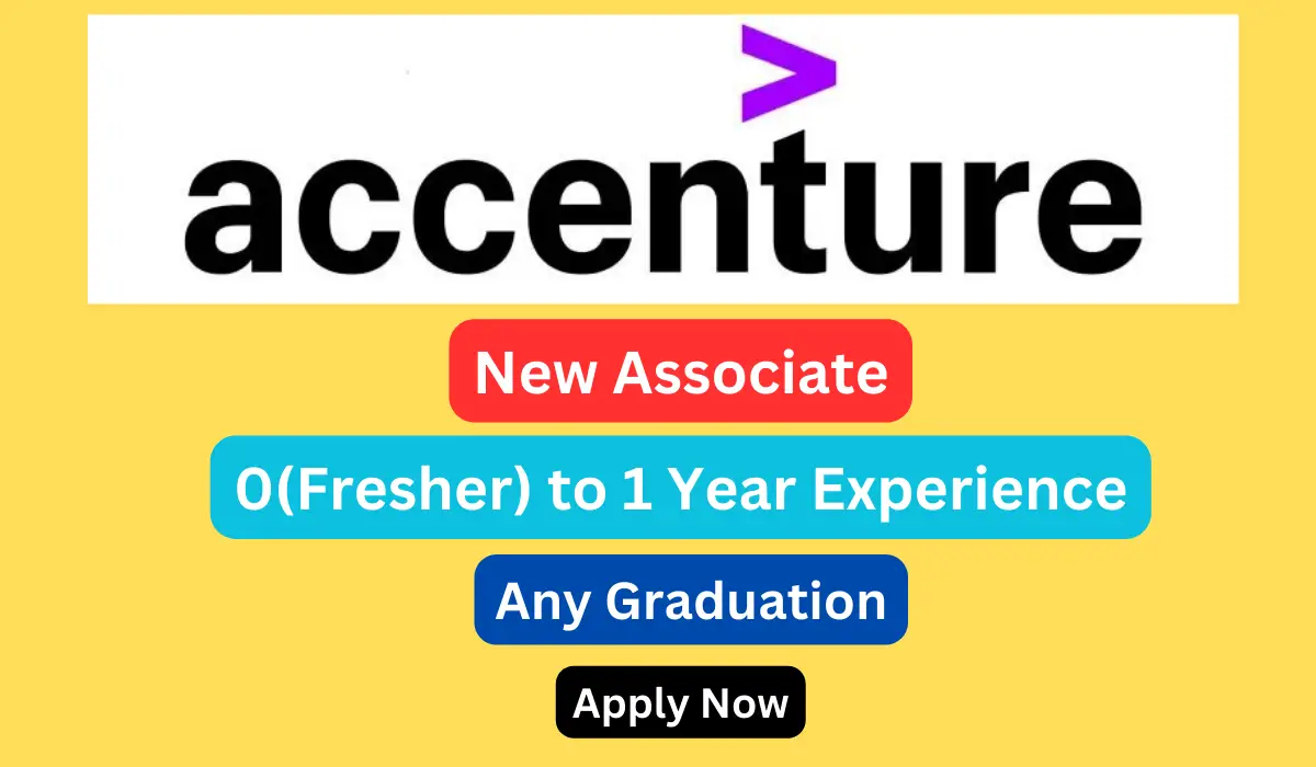 Accenture Off Campus Drive for New Associate.