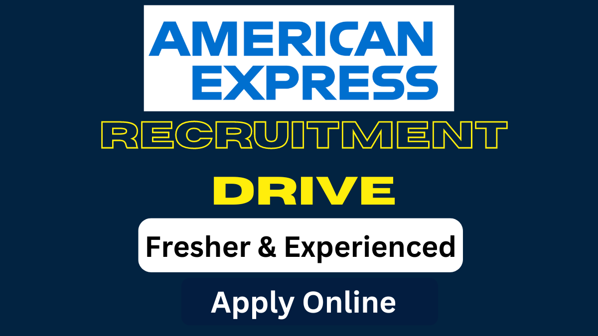 American Express Freshers Opening for Analyst