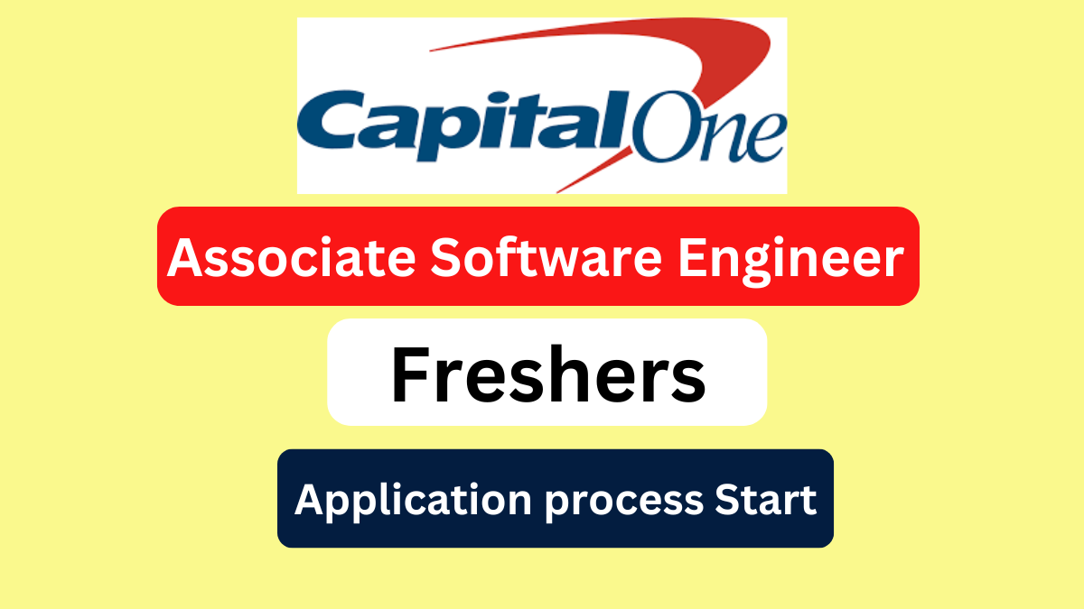 Capitalone Freshers Job Opening for Associate Software Engineer
