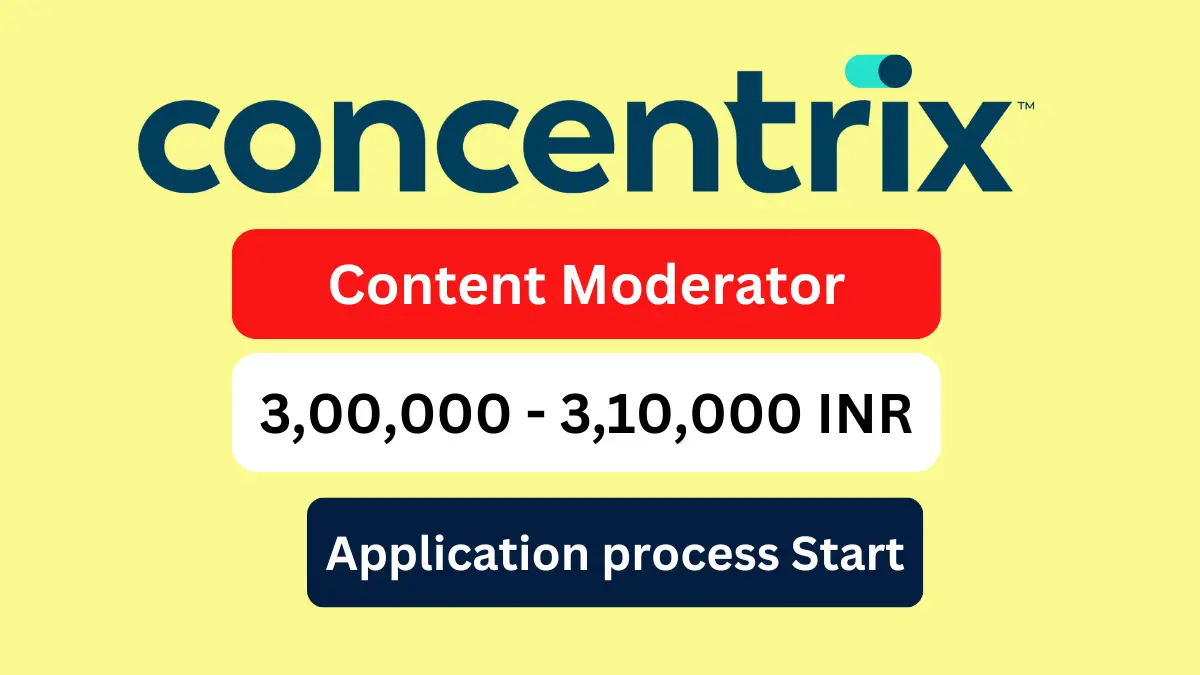 Concentrix Job Opening for Content Moderator