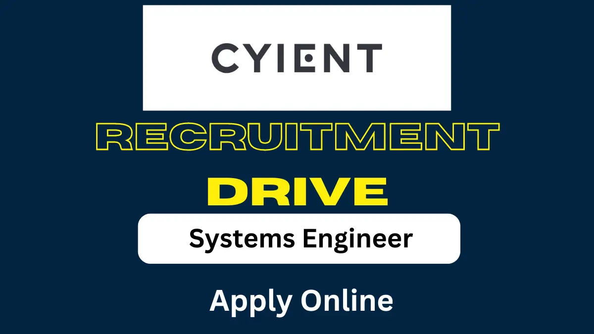 Cyient Job Opening for Systems Engineer