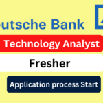Deutsche Bank Latest Opening for Technology Analyst