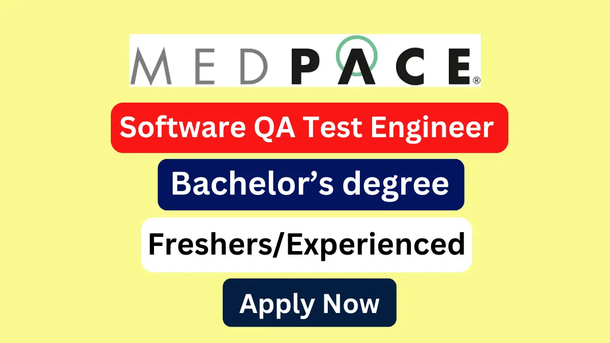 Entry Level Job Opening Medpace for Software QA Test Engineer