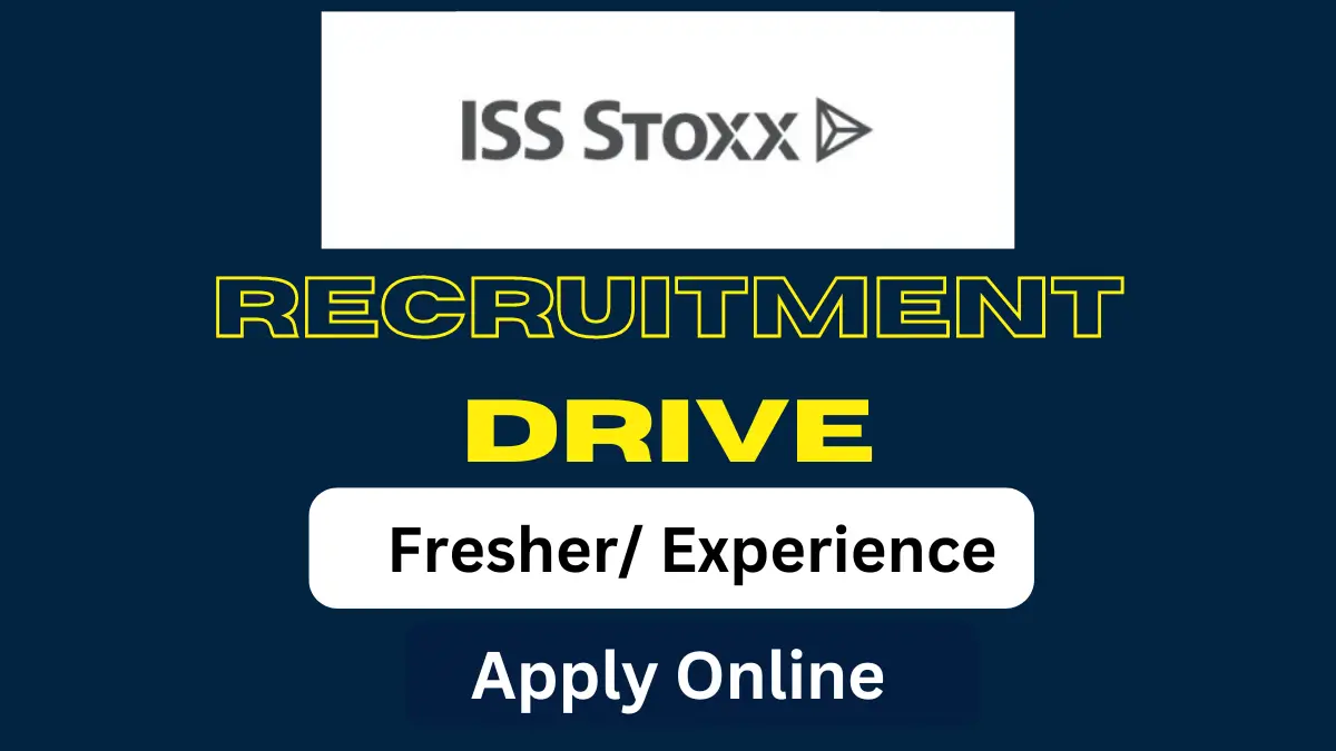 ISS STOXX Hiring for Junior Data Analyst