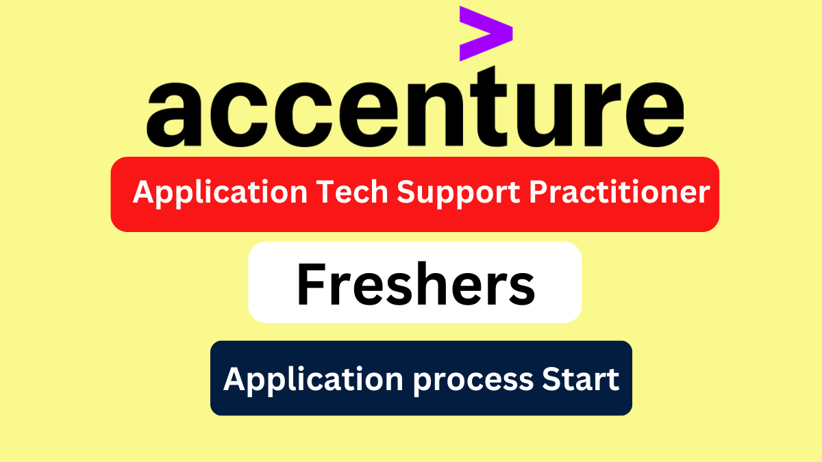 Job Vacancy in Accenture for Application Tech Support Practitione