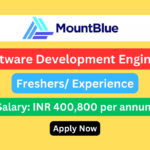 MountBlue Entry Level Job for Software Development Engineer
