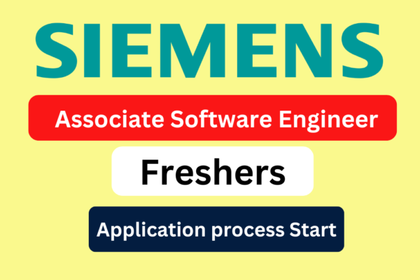 Siemens Freshers Hiring for Associate Software Engineer