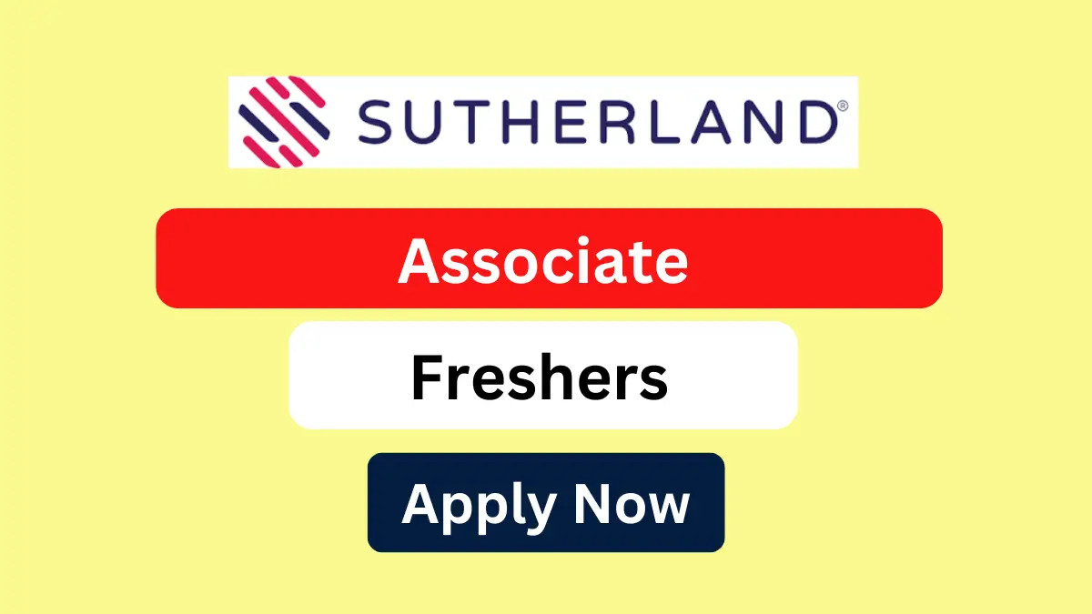 Sutherland Freshers Hiring for Associate