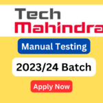 Tech Mahindra hiring freshers for Manual Testing