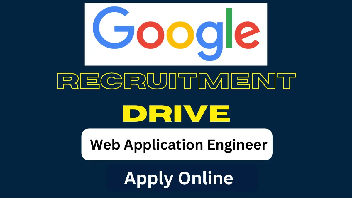 Web Application Engineer Job Opening in Google