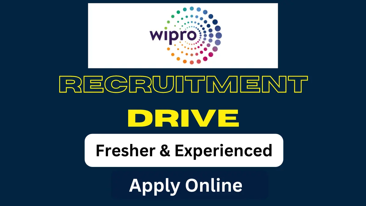 Wipro Freshers Opening for Analyst